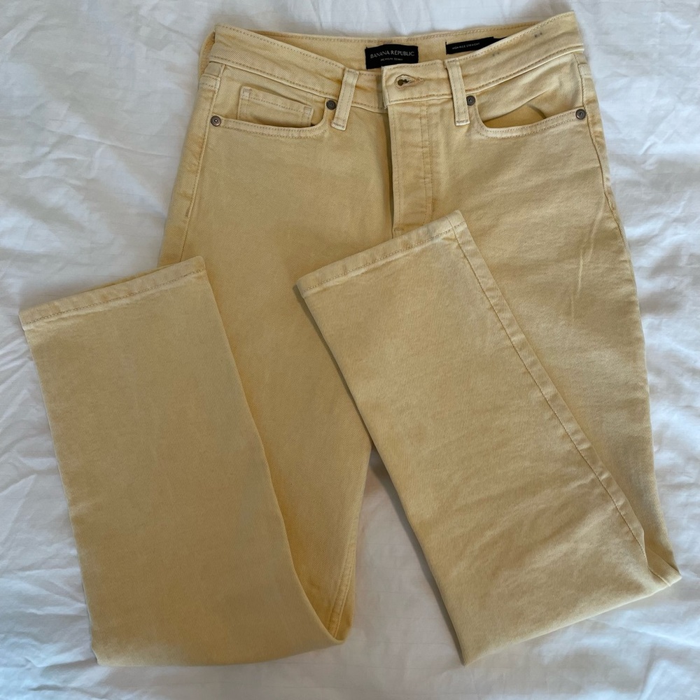 Banana Republic high rise straight jeans — size 26
